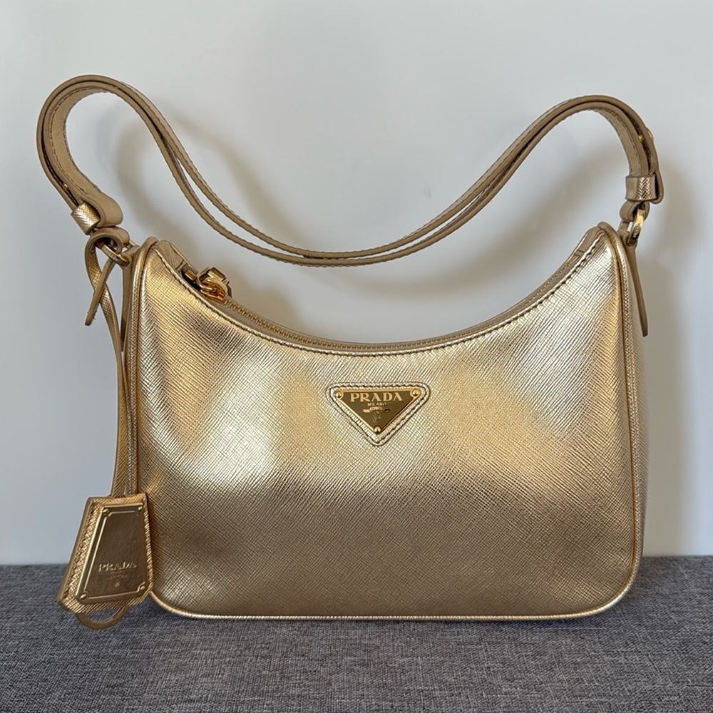 PRADA Re-Edition Saffiano Leather Mini Bag